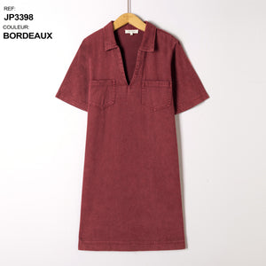 Mies Dress Bordeaux