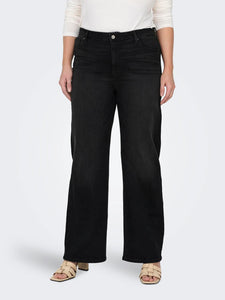 Willy Wide Jeans Cro1099 Black - Only Carmakoma